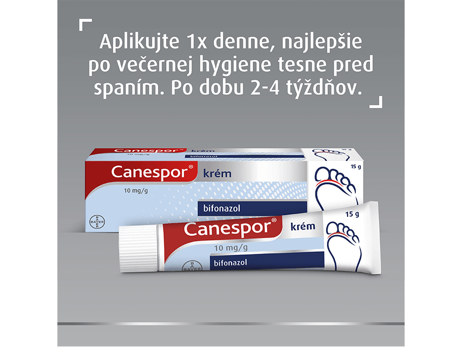 Použitie Canespor krému