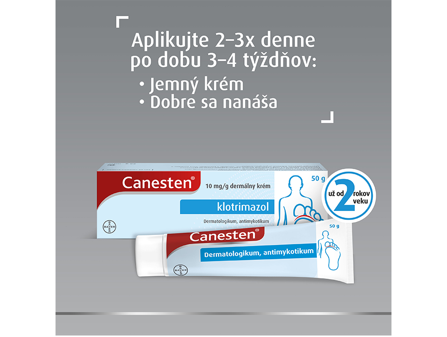 Canesten aplikace, benefity