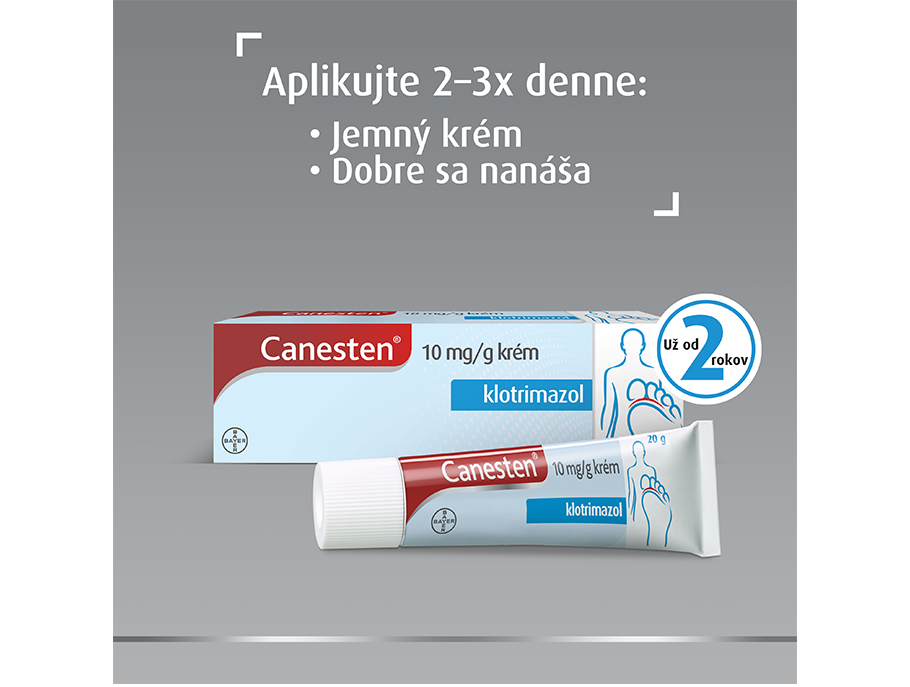 Canesten aplikácie