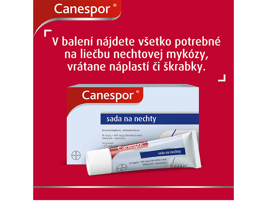 Canespor sada obsah balenia